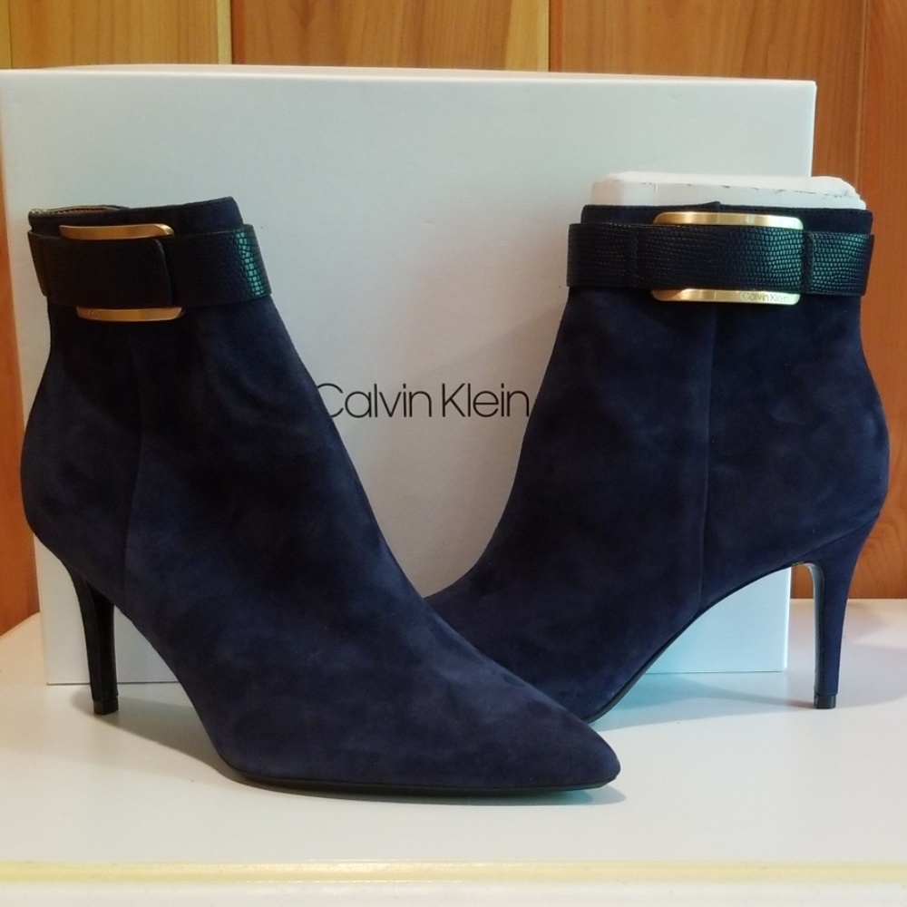 Nib Calvin Klein Suede Sock Booties - image 8
